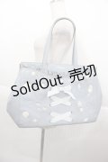 axes femme POETIQUE / アクアリウム刺繍トートバッグ  サックス I-25-10-15-096-AX-BG-SA-ZI