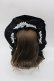 画像2: Angelic Pretty / トーションレースブリム付カチューシャ  黒Ｘ白 I-25-10-15-100-AP-AC-SA-ZI (2)