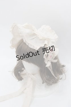 画像1: PINK HOUSE / ローズモチーフ付きヘッドドレス  生成り I-25-10-15-105-LO-BG-SA-ZI
