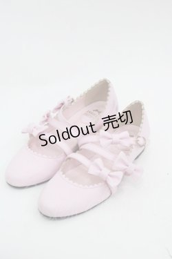 画像1: Angelic Pretty / お散歩リボンシューズ S ピンク I-25-10-15-121-AP-SH-SA-ZI