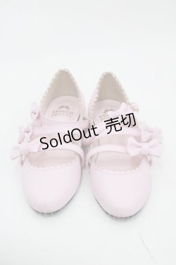 画像2: Angelic Pretty / お散歩リボンシューズ S ピンク I-25-10-15-121-AP-SH-SA-ZI