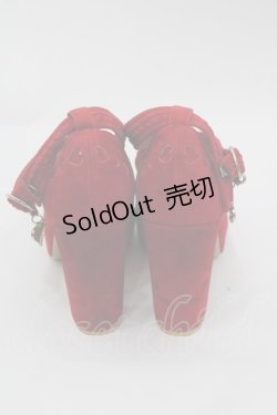 画像3: LIZ LISA / ハートベロアパンプス M 赤 I-25-10-15-122-LO-SH-SA-ZI