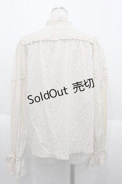 画像2: PINK HOUSE / リボン付きローンブラウス  アイボリー I-25-10-15-013-LO-BL-SA-ZI