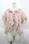 画像1: PINK HOUSE / レース使いボレロ風ブラウス  ピンク I-25-10-15-016-LO-BL-SA-ZI (1)