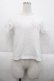 画像1: Bubbles / パウダーリボンTEEシャツ  ホワイト I-25-10-15-017-CA-TS-SA-ZI (1)