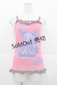 PUTUMAYO / くまさんキャミ  ピンク I-25-10-15-023-PT-TO-SA-ZI