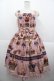 画像1: Angelic Pretty / British Crownシャーリングジャンパースカート  ピンク I-25-10-15-038-AP-OP-SA-ZI (1)