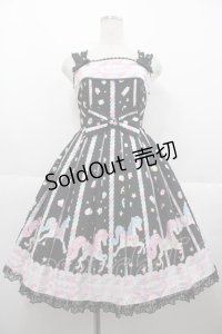 Angelic Pretty / Sugary Carnivalジャンパースカート  黒 I-25-10-15-039-AP-OP-SA-ZI