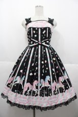 画像1: Angelic Pretty / Sugary Carnivalジャンパースカート  黒 I-25-10-15-039-AP-OP-SA-ZI (1)