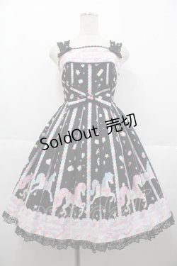 画像1: Angelic Pretty / Sugary Carnivalジャンパースカート  黒 I-25-10-15-039-AP-OP-SA-ZI