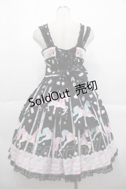 画像2: Angelic Pretty / Sugary Carnivalジャンパースカート  黒 I-25-10-15-039-AP-OP-SA-ZI