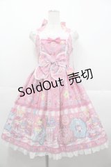 Angelic Pretty / Toy's Donut Dinerジャンパースカート  ピンク I-25-10-15-041-AP-OP-SA-ZI