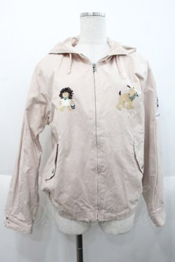 画像1: NATURE TRAIL / お人形&犬ptブルゾン  ピンク I-25-10-18-047-LO-JA-SA-ZI