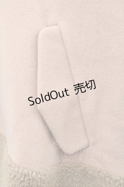 画像3: PINK HOUSE / フード付きケープ  ピンクＸブラウン I-25-10-18-052-LO-JA-SA-ZI