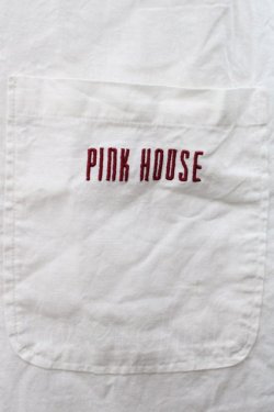 画像3: PINK HOUSE / クマワッペンエプロンジャンパースカート  ホワイト I-25-10-18-059-LO-OP-SA-ZI