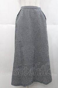 INGEBORG / セットアップスカート  黒白ギンガム I-25-10-18-066-LO-SK-SA-ZI