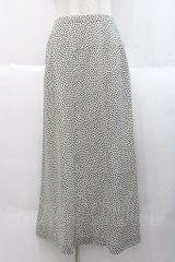 INGEBORG / セットアップスカート  白黒小花 I-25-10-18-067-LO-SK-SA-ZI