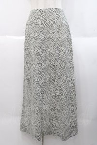 INGEBORG / セットアップスカート  白黒小花 I-25-10-18-067-LO-SK-SA-ZI