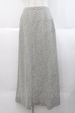 画像1: INGEBORG / セットアップスカート  白黒小花 I-25-10-18-067-LO-SK-SA-ZI