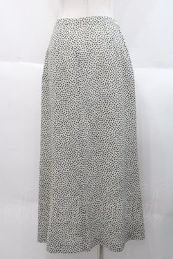 画像2: INGEBORG / セットアップスカート  白黒小花 I-25-10-18-067-LO-SK-SA-ZI