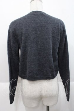 画像2: INGEBORG / アーガイルニットカーディガン  グレーＸ黒Ｘ白 I-25-10-18-018-LO-TO-SA-ZI