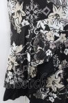 画像3: INGEBORG / セットアップスカート  ゆり柄黒白 I-25-10-18-068-LO-SK-SA-ZI (3)