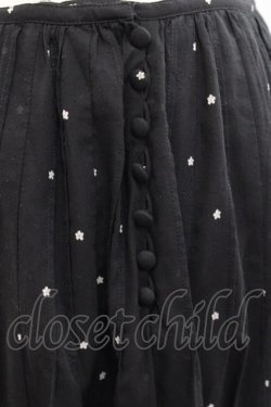 画像3: INGEBORG / セットアップスカート  フラワーブーケ黒 I-25-10-18-069-LO-SK-SA-ZI
