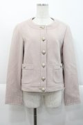 PINK HOUSE / 袖リボンショートコート M ベージュ I-25-10-18-070-LO-CO-SA-ZI