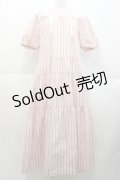 PINK HOUSE / オリジナルマルチストライプワンピース  ピンク I-25-10-18-071-LO-OP-SA-ZI