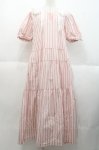 画像1: PINK HOUSE / オリジナルマルチストライプワンピース  ピンク I-25-10-18-071-LO-OP-SA-ZI (1)