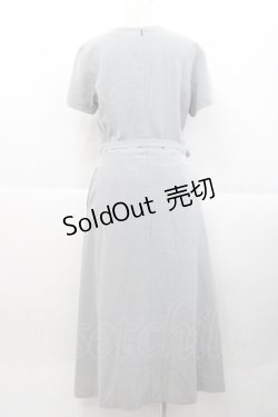 画像2: INGEBORG / 千鳥柄ロングワンピース  紺Ｘ白 I-25-10-18-076-LO-OP-SA-ZI