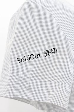 画像5: INGEBORG / 千鳥柄ロングワンピース  紺Ｘ白 I-25-10-18-076-LO-OP-SA-ZI