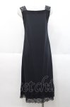 画像2: 【SALE】INGEBORG / ダブルリボンレースノースリーブワンピース  黒 I-25-10-18-077-LO-OP-SA-ZT263 (2)