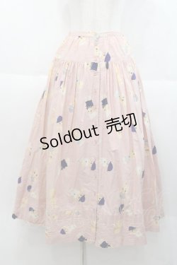 画像1: PINK HOUSE / キューピーpt前開きスカート  ピンク I-25-10-18-080-LO-SK-SA-ZI