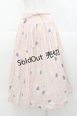 画像2: PINK HOUSE / キューピーpt前開きスカート  ピンク I-25-10-18-080-LO-SK-SA-ZI