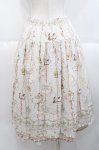 画像2: PINK HOUSE / メリーゴウランドプリントスカート  アイボリー I-25-10-18-081-LO-SK-SA-ZI (2)