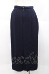 画像2: INGEBORG / ツイードプレーンペンシルスカート  ネイビー I-25-10-18-085-LO-SK-SA-ZI (2)
