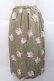画像1: INGEBORG / 朝露薔薇柄スカート  オリーブ I-25-10-18-087-LO-SK-SA-ZI (1)