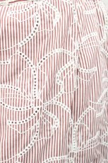 画像3: PINK HOUSE / ストライプアイレットリボン刺繍ワイドパンツ 3サイズ(9号) バーガンディ I-25-10-18-088-LO-PA-SA-ZT553 (3)