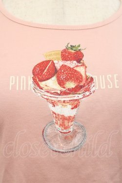 画像3: PINK HOUSE / パフェプリント半袖カットソー  ピンク I-25-10-18-020-LO-TO-SA-ZI