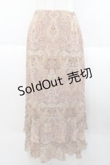 INGEBORG / セットアップスカート  ピンクペイズリー I-25-10-18-094-LO-SK-SA-ZS