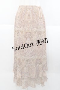 INGEBORG / セットアップスカート  ピンクペイズリー I-25-10-18-094-LO-SK-SA-ZS