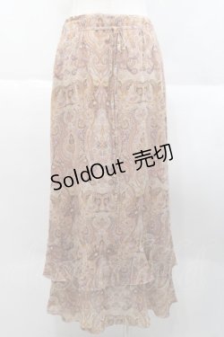 画像2: INGEBORG / セットアップスカート  ピンクペイズリー I-25-10-18-094-LO-SK-SA-ZS