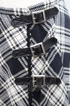 画像3: INGEBORG / セットアップスカート  斜めチェック黒白 I-25-10-18-095-LO-SK-SA-ZI (3)