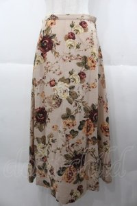 INGEBORG / セットアップスカート  ピンクフラワー I-25-10-18-099-LO-SK-SA-ZI