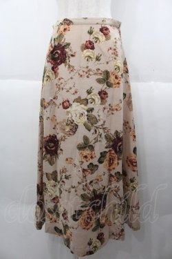 画像1: INGEBORG / セットアップスカート  ピンクフラワー I-25-10-18-099-LO-SK-SA-ZI