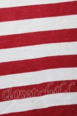画像3: PINK HOUSE / ボーダー半袖Tシャツ L レッド I-25-10-18-021-LO-TS-SA-ZT239 (3)