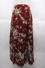 INGEBORG / セットアップスカート  赤鈴蘭 I-25-10-18-101-LO-SK-SA-ZI
