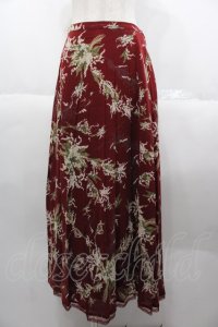 INGEBORG / セットアップスカート  赤鈴蘭 I-25-10-18-101-LO-SK-SA-ZI