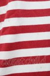 画像4: PINK HOUSE / ボーダー半袖Tシャツ L レッド I-25-10-18-021-LO-TS-SA-ZT239 (4)